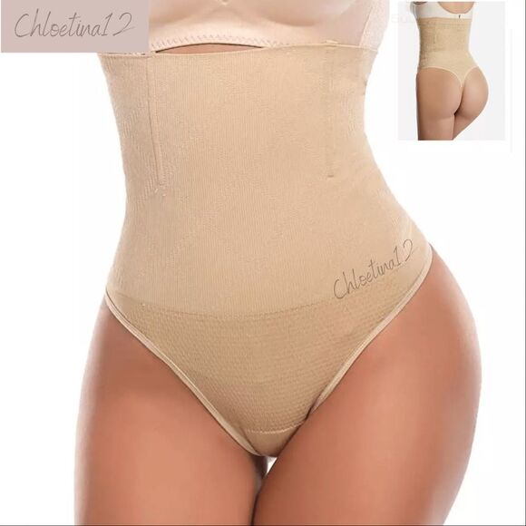NEW High Waist Body Shaper Slimming Tummy Control Thong Shapewear - Picture 1 of 10